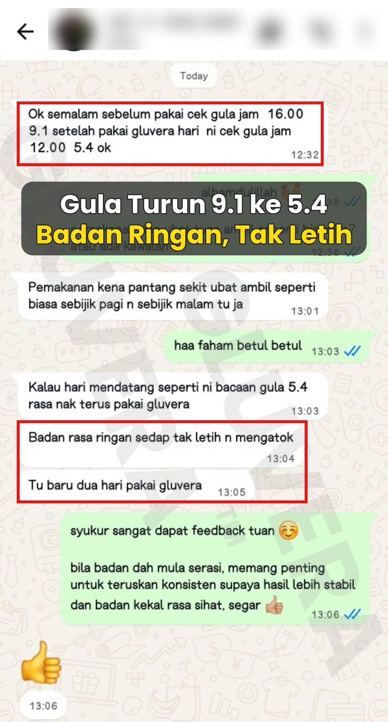 Testimoni gula 9.1 ke 5.4